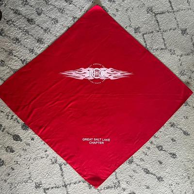 Harley Owners Group - Great Salt Lake Chapter Red Bandana -Harley Davidson