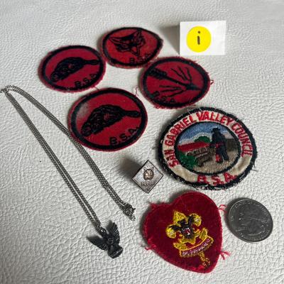 Boy Scouts of America Patches, Necklace and Pin