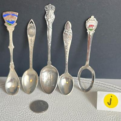 California Collectors 5 Piece Spoon Set ( at least 3 are STERLING!)