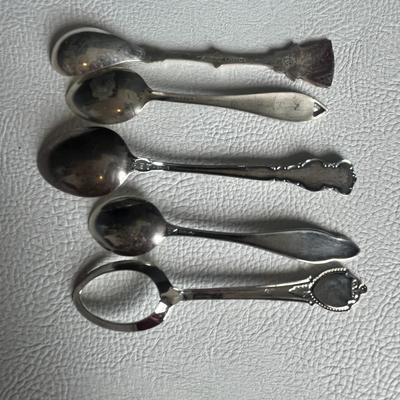 California Collectors 5 Piece Spoon Set ( at least 3 are STERLING!)