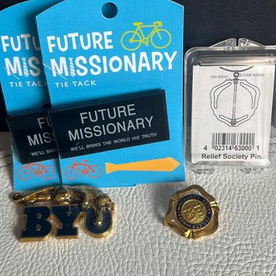 LDS/BYU/Missionary Assorted Pins, Tie Tacks and Necklace Charms!
