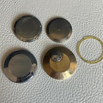 Various Watch Faces and Backs and Watch Parts