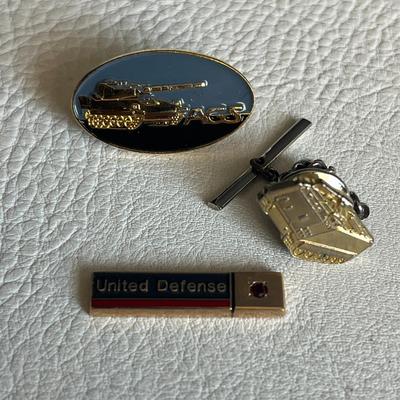 Various Military Pins, Broach and Tie Pin Tacks