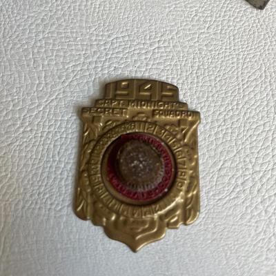 Captain Midnight Secret Squadron Decoder Badge, Belt Buckle and Cap Gun Hammer