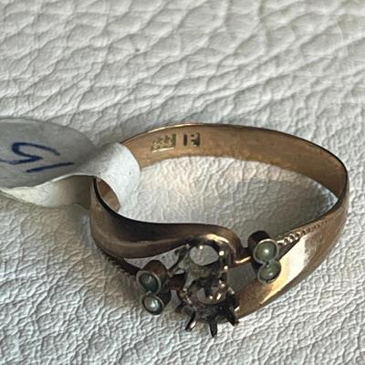 2-Piece Gold-Tone Ring Set