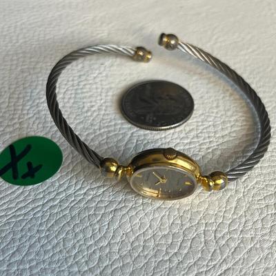 Beautiful Two-Tone Gold and Silver Arbitron Quartz Wrist Watch