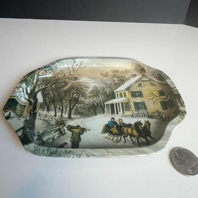 Winter Scene Serving Platter