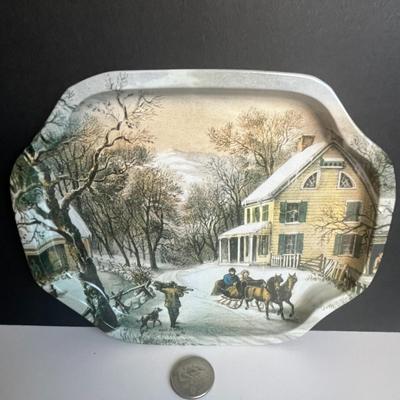 Winter Scene Serving Platter