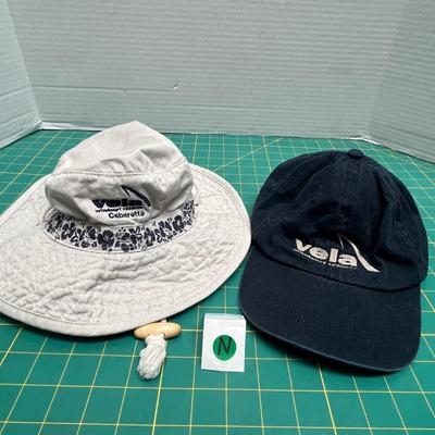 Vela Windsurf Resorts Hats -  Set of 2