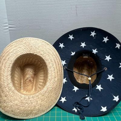Set of Two 'Parana Jack' Straw Hats