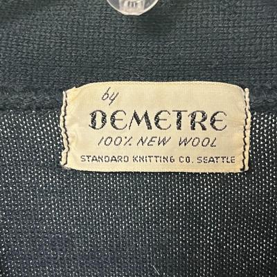 Demetre 100% Wool Letterman Style Cardigan