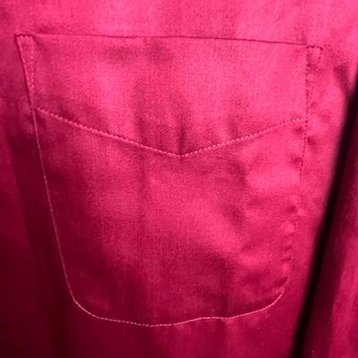 Geoffrey Beene Sateen Button-down Blouse/Shirt - Size XL