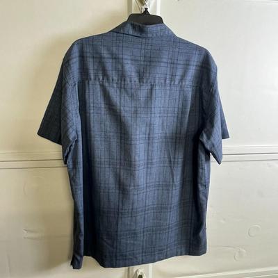 Men's 'Haggar' Short Sleeve Button-down Shirt - Size L