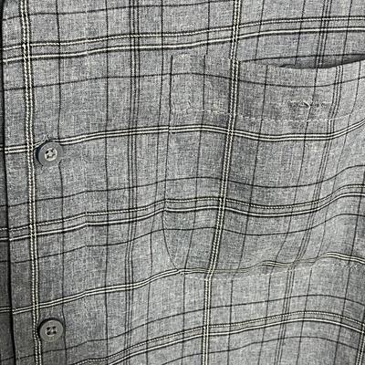 Men's 'Haggar' Short Sleeve Button-down Shirt - Size L
