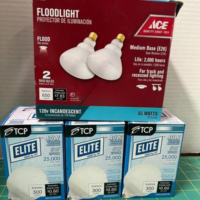 Lot of Various Lightbulbs (One box with 4 Missing Bulbs)