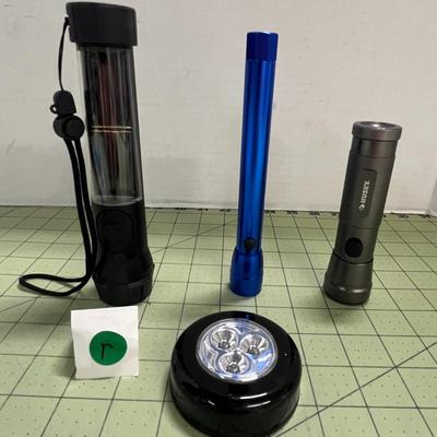 Various Lights and Flashlight Set