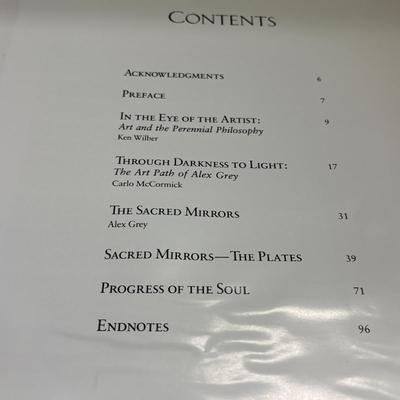 Sacred Mirrors - The Visionary Art of Alex Grey Book