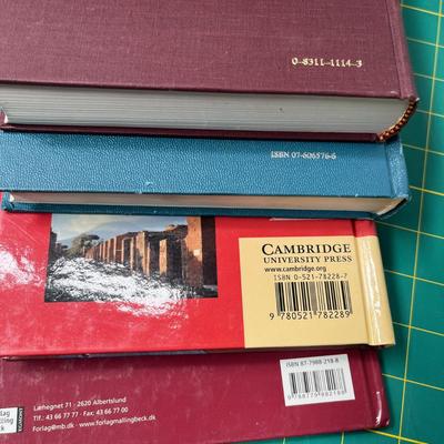 Lot of 4 Miscellaneous Books - Latin Books, Hydraulics and Coal Books!