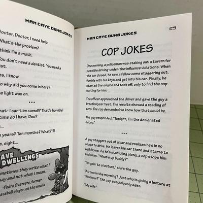 Man Cave- Dumb Jokes Book