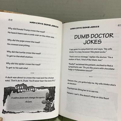 Man Cave- Dumb Jokes Book