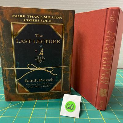 Set of 2 Books - 'The Last Lecture' by Randy Pausch and 'The Five Levels of Attachment by Ruiz