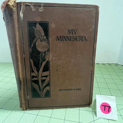 My Minnesota' by Antoinette B. Ford Book (Split Spine of Book) - 1929