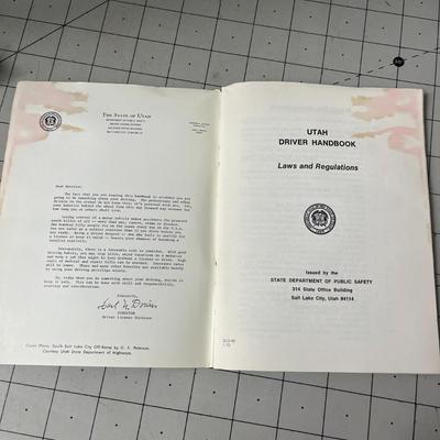 Utah Driver Handbook from the State of Utah Dept. of Public Safety