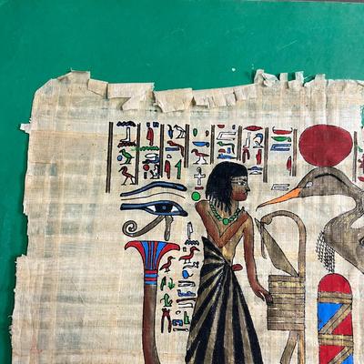 Egyptian Papyrus Painting - 20x16