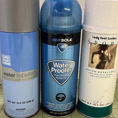 3 Cans of Water Repellent Sprays - For Shoes and Accessories