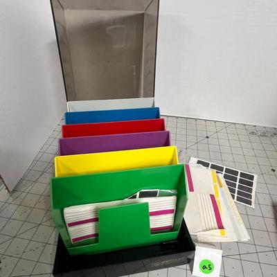 SRW Minidex File Holder and Storage Box Set