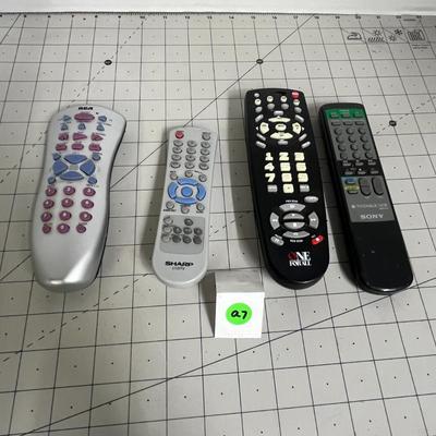 Miscellaneous Remote Controls (Group of 4)