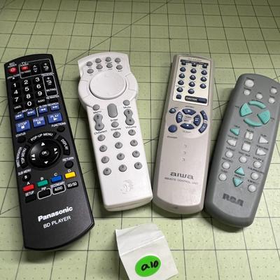 Miscellaneous Remote Controls (Group of 4)