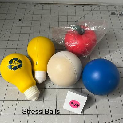 Set of 5 Stress Balls