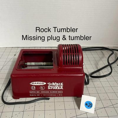 Rapco Tumble Stones - Rock Tumbler (Missing Tumbler and Plug)