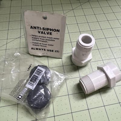 Flush King RV Flush Valve, Sewer Hose Coupler, and Various Other Valves