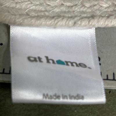 At Home Brand Cream Round Placemats