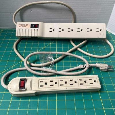 2 Power Strips and 2 Extension Cords