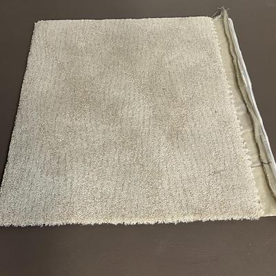 2 Fishished Rugs and 2 Unfinished Rugs - Cream
