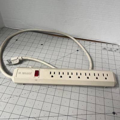 Power Strip and Set of 6 Extension Cords