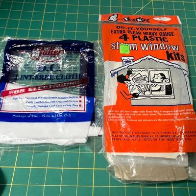 Miscellaneous Items: Hand and Feet Warmers, Window Storm Kit, Handkerchiefs and Electronic Lint-Free Cloths