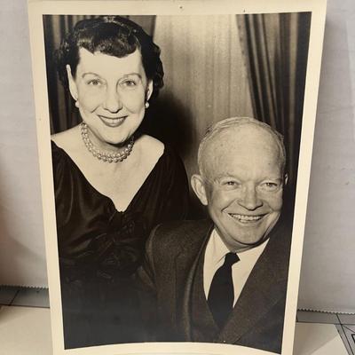 Mr. and Mrs. Dwight D. Eisenhower Photograph, White House Packet and Letter