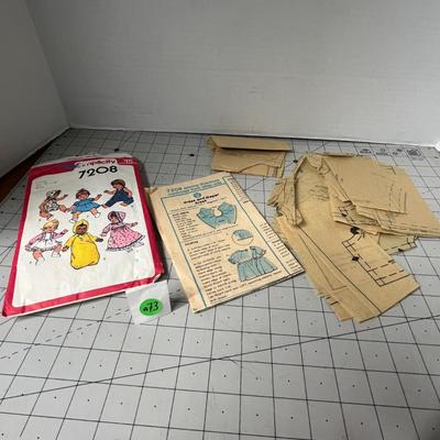 Simplicity - Sewing Pattern for Dress and Diaper Dress