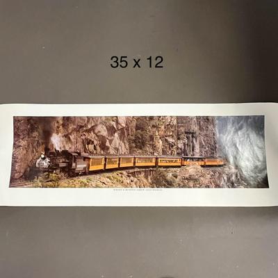 Durango & Silverton Narrow Gauge Railroad Poster - 35x12