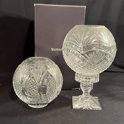 Vases, Candleholders, Hurricane Style Lights & More - All Waterford Crystal (LR-RG)