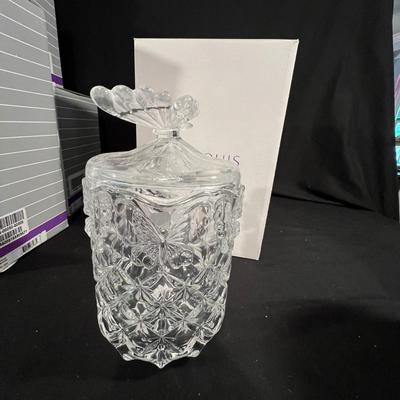 Cookie Jars, Canisters & More - All Waterford Crystal (LR-RG)
