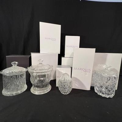 Cookie Jars, Canisters & More - All Waterford Crystal (LR-RG)