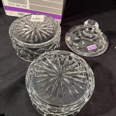 Cookie Jars, Canisters & More - All Waterford Crystal (LR-RG)