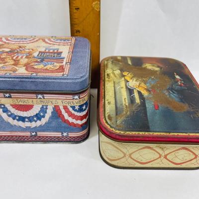 Vintage Collector Tins Boxes