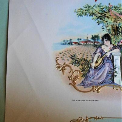 "FAVORITE QUEEN" Inner Lid Cigar Box Label, form early 1900's