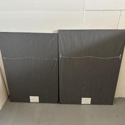 2 ABSTRACT WALL ART PIECES W/MUSIC THEME